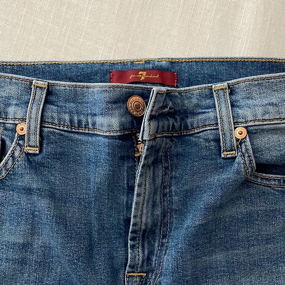 7 for all mankind denim skirt - Picture 4 of 5